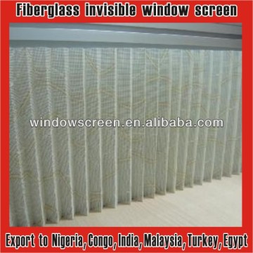 Retractable Plisse Screen For Double Door