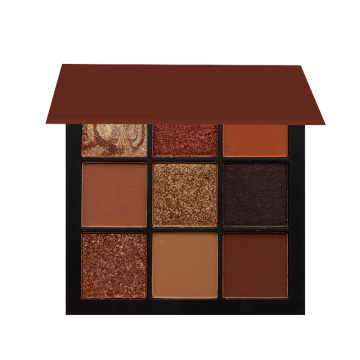 Red And Gold Makeup 9 Color Eyeshadow Palette
