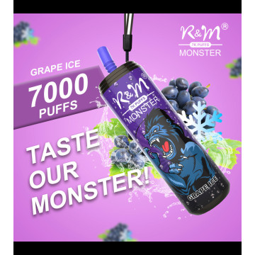 R &amp; M Monster 7000 Puffs Hot Jualan di UK