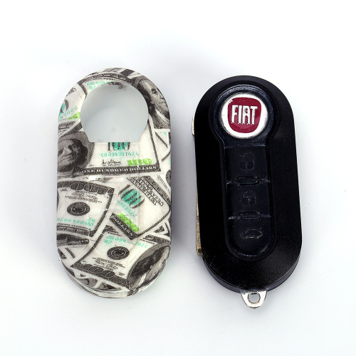Personalized custom silicone key covers for fiat