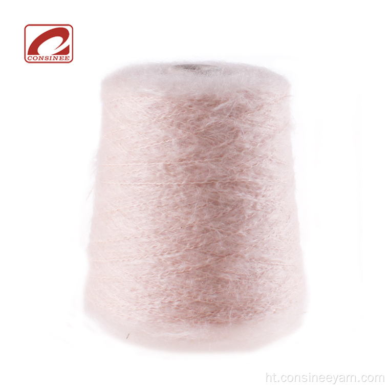 Topline mohair fil espesyal pou machin trikote