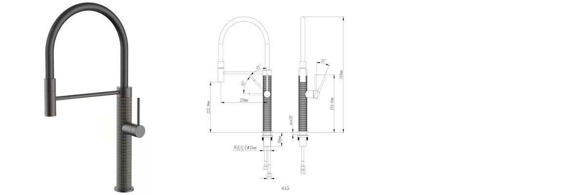 spring kitchen tap