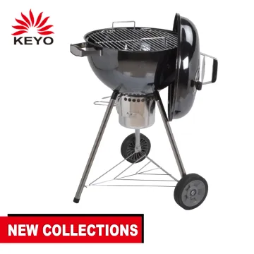 18 Inch Apple Shape Barbecue Portable Round Outdoor Kettle Charcoal Bbq Grill