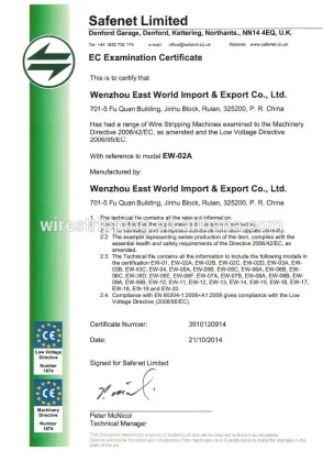 EW-06A pneumatic flat sheathed wire strippers tool