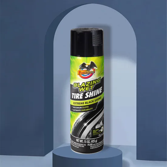 Extreme Black Shine: Tire and Wheel Foam Cleaner - Maximum Gloss & Ultimate Durability 425g
