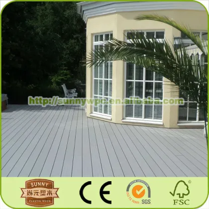 wpc outdoor composite wooden decking