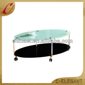 Swivel 2013 new design tempered glass tabless