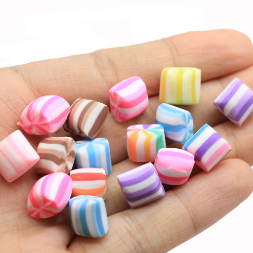 Großhandel 10mm Clay Candy Charms für Schleim DIY Polymer Füller Zusatz Schleim Zubehör Home Ornament Puppenhaus Spielzeug