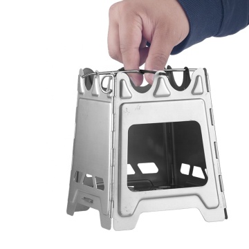 Wholesale Stainless Steel/Titanium Folding Camping Backpacking Stove