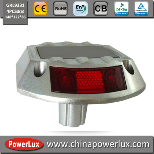 2015 promotional led cat eye reflective road stud 148*122*85mm solar road stud