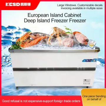 Modern Euro Island Beverage Cabinet