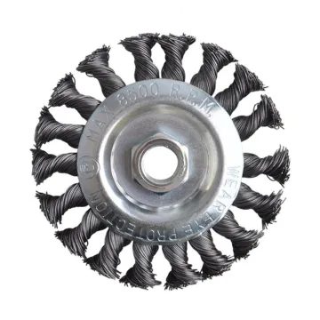 Twisted Knotted Stainless Steel Wire Polishing Disc - PEXCRAFT Wire Wheel Brush