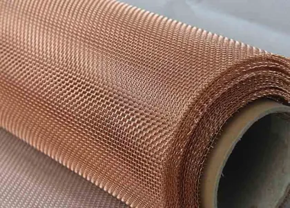 Copper Mesh Fabric for EMF Radiation Shielding