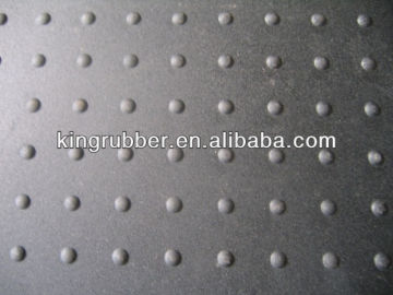 Rubber matting flooring in shopping center