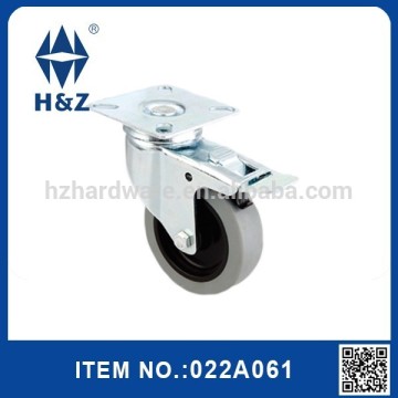 PVC plate castor wheel medium duty