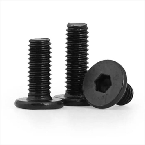 Black Hexagon Socket Flat Wafer Head Screw Bolt