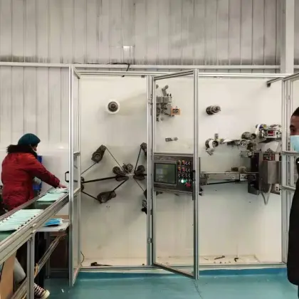 Frequency conversion disposable mask machine line