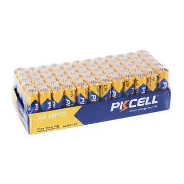 VENDITA CALDA R6P BATTERE UM3 a cella a secco in carbonio a zinco 1,5 V per dispositivi medici (4 pc per pacchetto)
