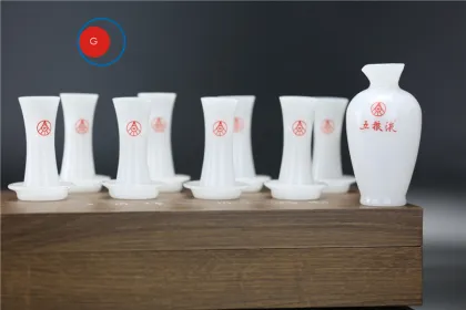 Competitive Price Opal Glass Tea Set