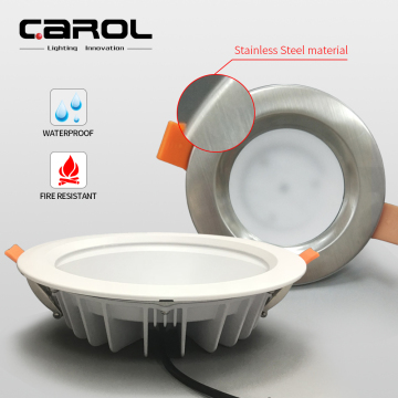 Carol Ultra Slim Aluminum Fireproof IP65 Outdoor LED Downlight