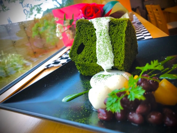 Organic green tea powder