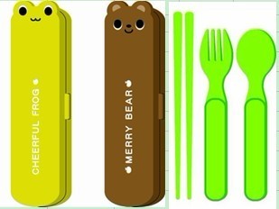 Children Plastic Cutlery Set (px7006)