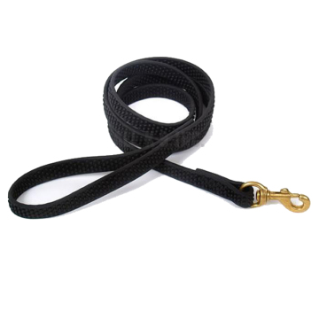 Custom Waterproof PVC Coated Nylon Dog Leash with Padded Lights and Personalized Collar