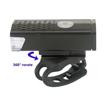 Waterproof USB Bike Light - Front Warning and Tail Lamp for Easy Installation
