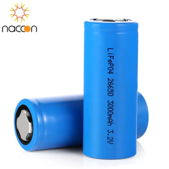High Capacity Deep Cycle Life 26650 3000mAh 3.2V Rechargeable LiFePO4 Battery