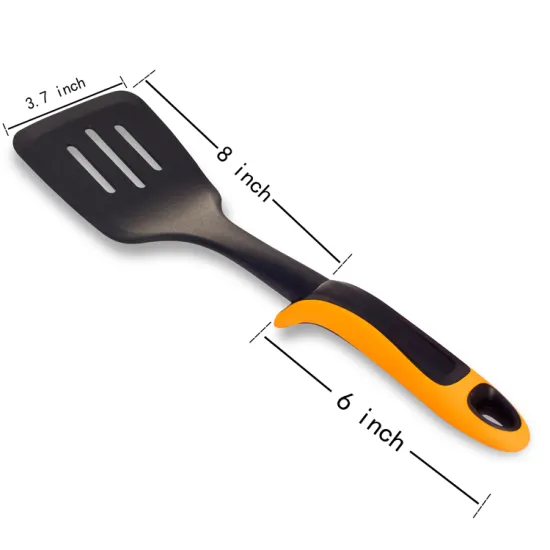 Nylon Turner Spatula High-Temperature Resistance PP Material Eco-Friendly Slotted Design for Baking and Bakery Use Home Use