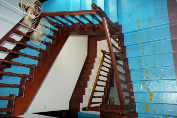 Temporary Hardwood Stair Tread Carpet Protection