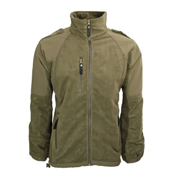 Waterproof Windproof Green Hunting Fleece Jacket for Outdoor Adventures from BJ Outdoor