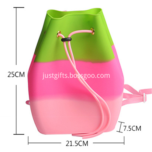 Promotional Candy Colors Silicone Backpack Bag for Kids4