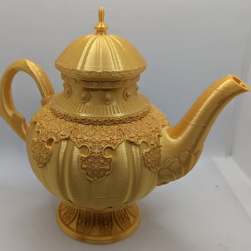 Customized gold assassin teapot