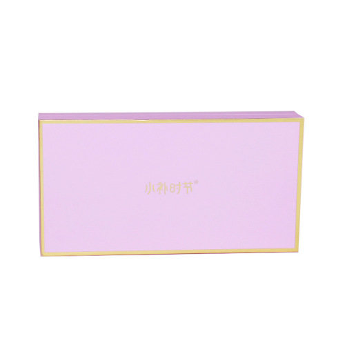 Rigid Hard Case Pink Removable Lid Paper Box