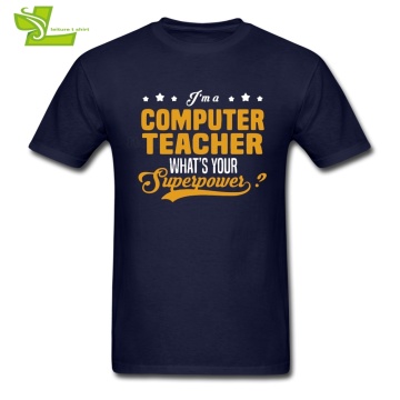 Computer Teacher T Shirt Man Short Sleeve Round Neck Novelty Tees Male Newest Plus Size Tshirt Fashion Teenboys Tee Shirt