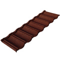 Strong sealing black red bond roof metal tile