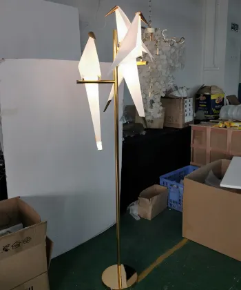 Fancy Indoor Lighting Standing Floor Lamp with Bird Shade ETL52014
