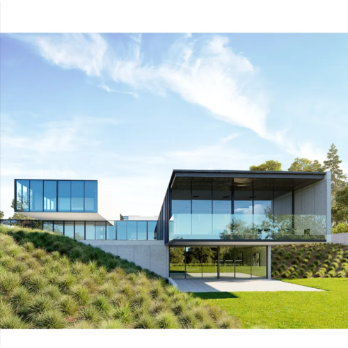 Building Insulated Laminated Glazing Aluminum Curtain Wall