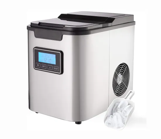 New Arrived Professional Household Ice Machine Maker 12kg/24hrs Large Capacity for Ice Cream