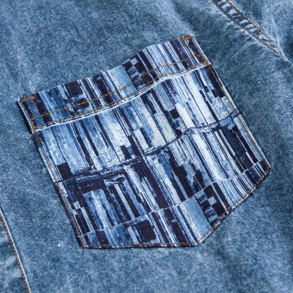 Indigo Color 100% Cotton Shirt