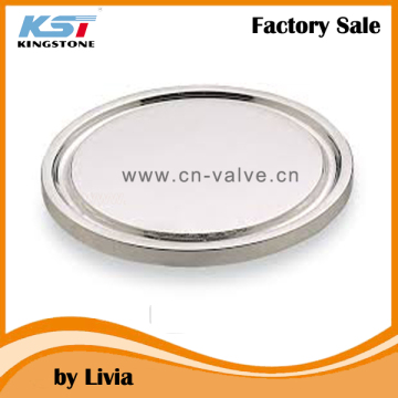 stainless steel sanitary blind cap 1.5 inches