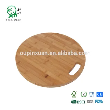 Round Bamboo Cutting Board For Kitchen