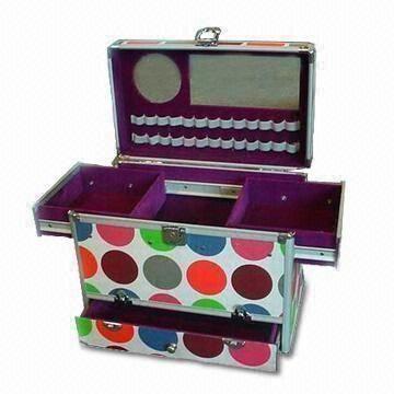 Tool Boxe/Case with Inner Mirror, Various Colored Surfaces Available
