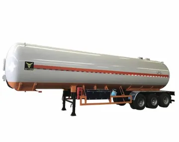 3 Axles 56000L LPG Gas Tank Tanker Semi Truck Trailer