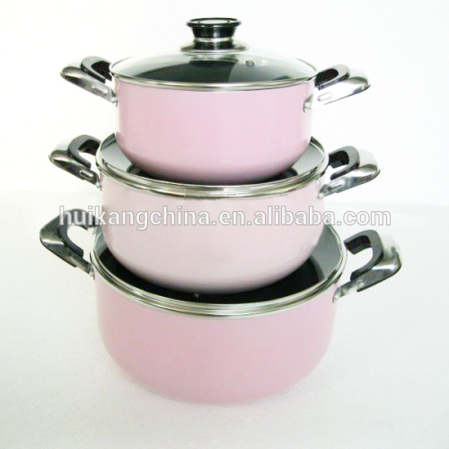 Popular aluminum non-stick saucepot