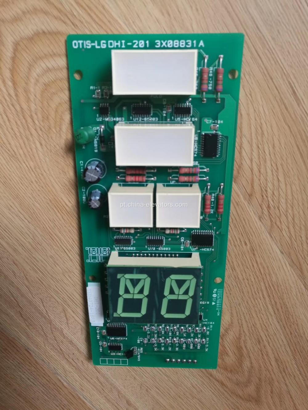 Placa de exibição DHI-201 LOP para elevadores LG Sigma