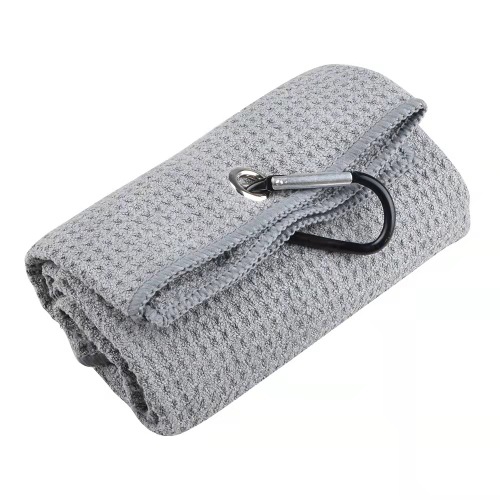 Printed Sublimation Golf With Hook Waffle Golf Towel