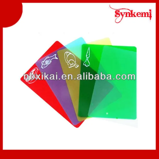 Foldable thin chopping board set