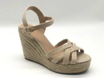 Women's Espadrille Braided Wedge Casual Sandals